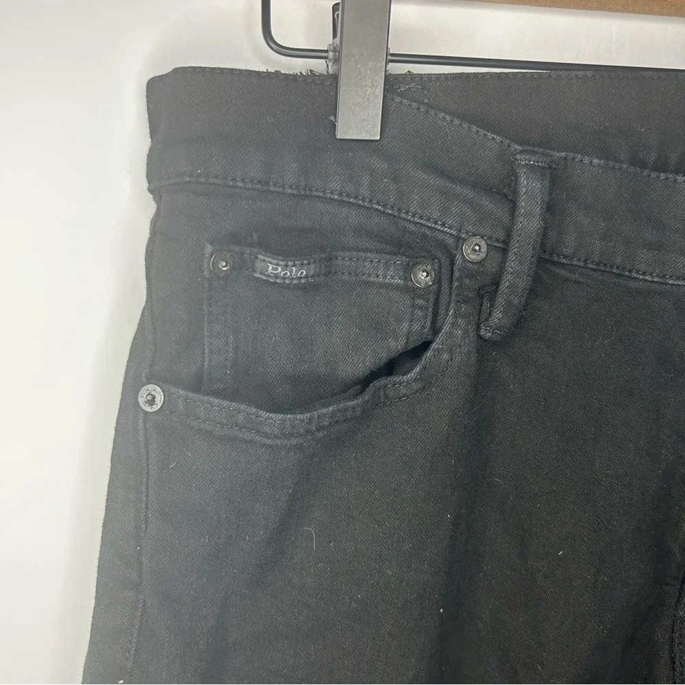 Polo Ralph Lauren Men’s The Varick Slim Straight Black Jeans, Size 33x30